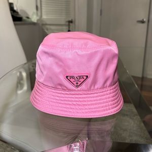 PRADA Pink Bucket Hat